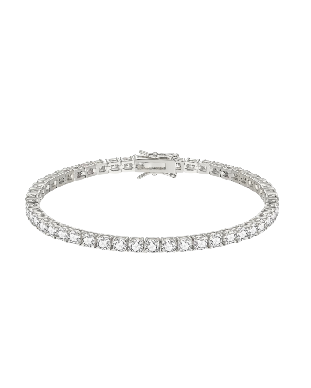 Tiara Tennis Bracelet 5mm Silver