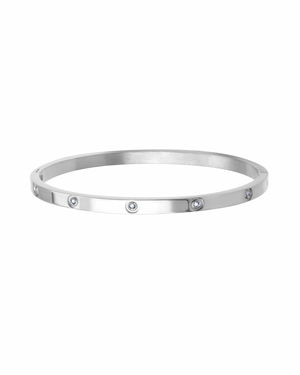 Taya Mini Bangle Silver