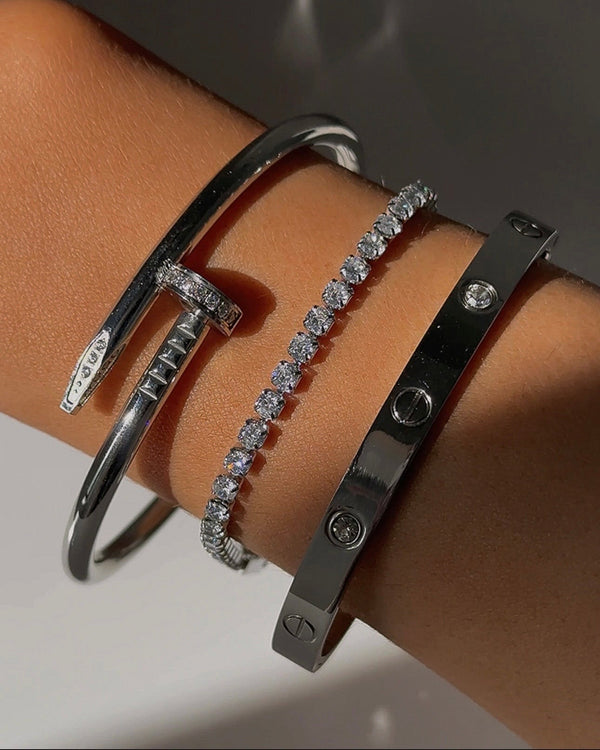Maddison Bangle Silver